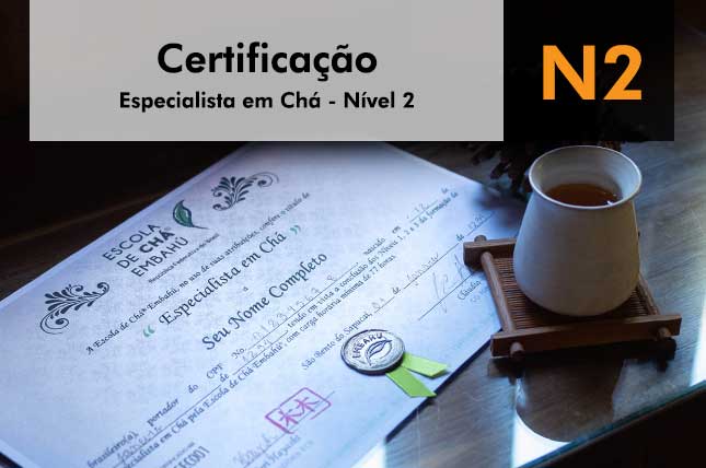 Curso Especialista em Chá - Nível 2: Certificado